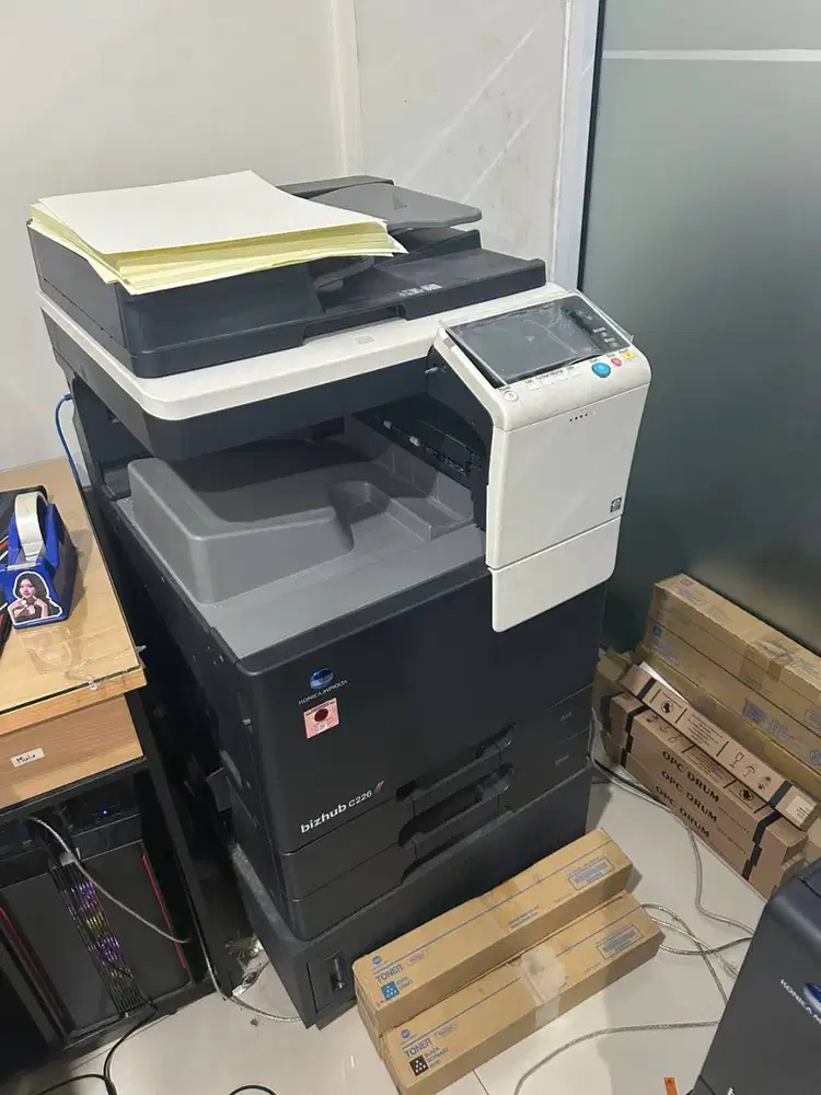 DIJUAL MESIN FOTOCOPY KONICA MINOLTA C226 100% MULUS TAHUN 2021