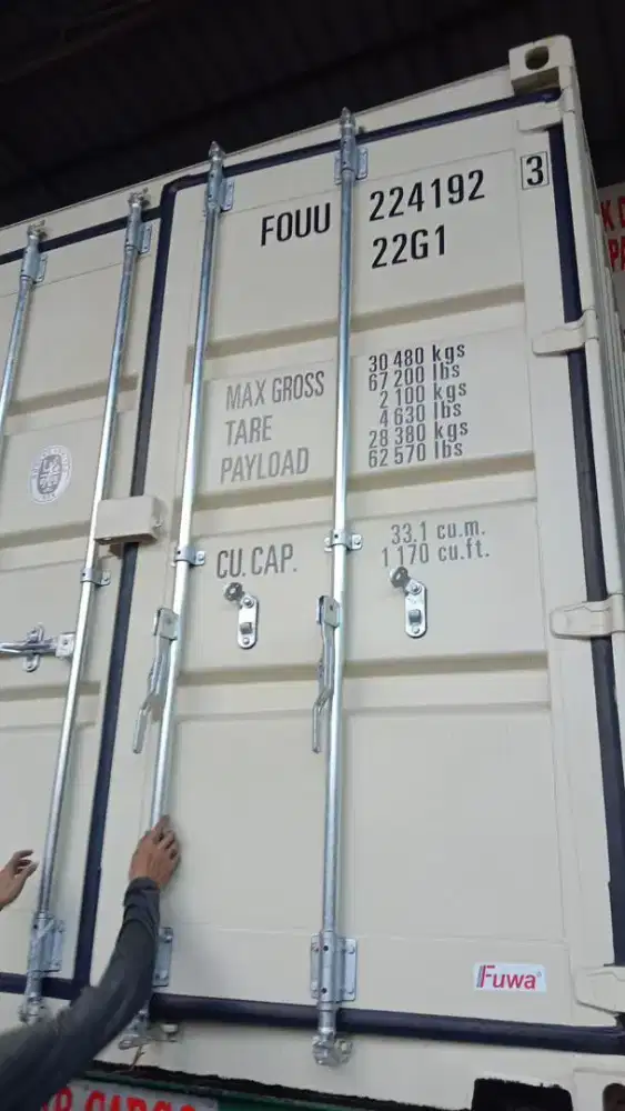 Jual container 20fet gp brend new