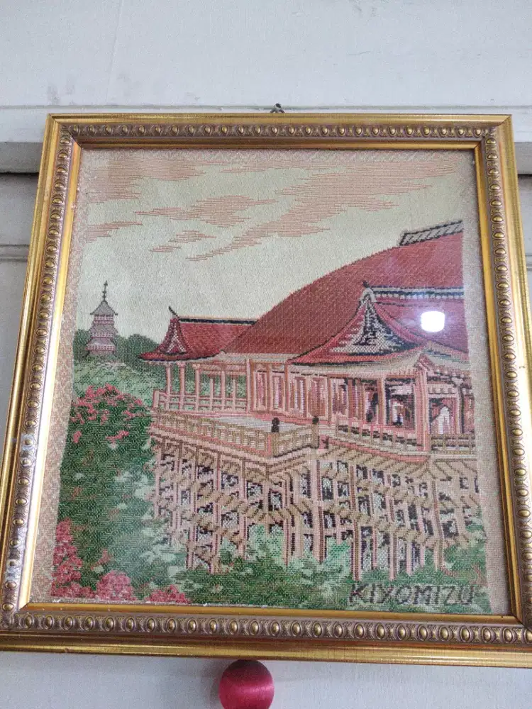 Lukisan bordir istana Kiyomizu