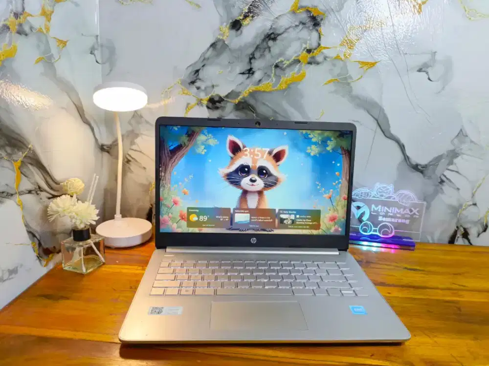 HP 14s N4500 Garansi Resmi Ram 8GB Nvme 512GB FHD Backlight windows 11