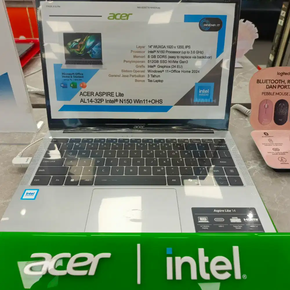 Laptop ACER AL14-32P-C1ES N150 8/512 /ASUS/LENOVO/HP/ADVAN/MSI