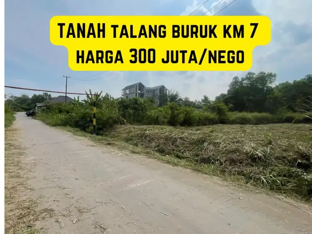JUAL TANAH TALANG BURUK KM 7 PALEMBANG