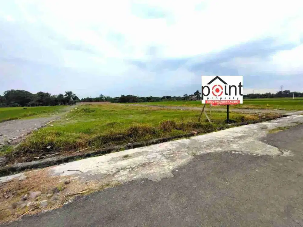 Lahan Cocok untuk Perumahan atau Ruang usaha di. Gumpang Kartasura