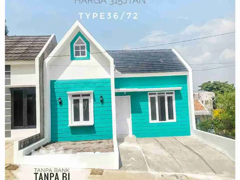 Jual Rumah Siap Huni Model American Style Cicil Syariah Bandung Timur