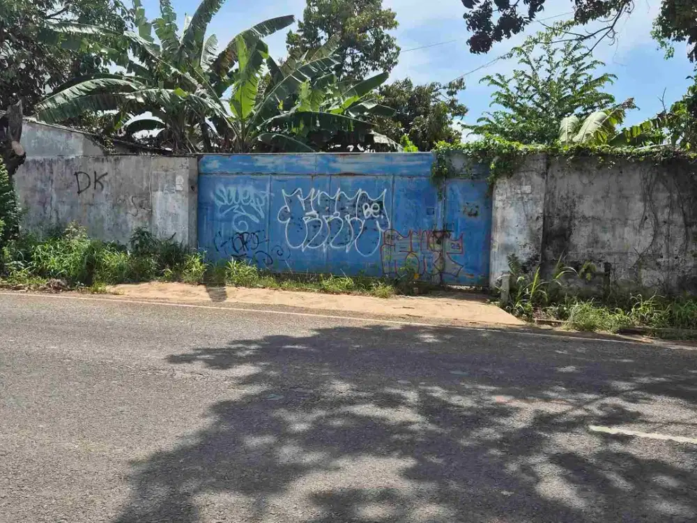 Tanah di pinggir jalan daerah way halim antasari