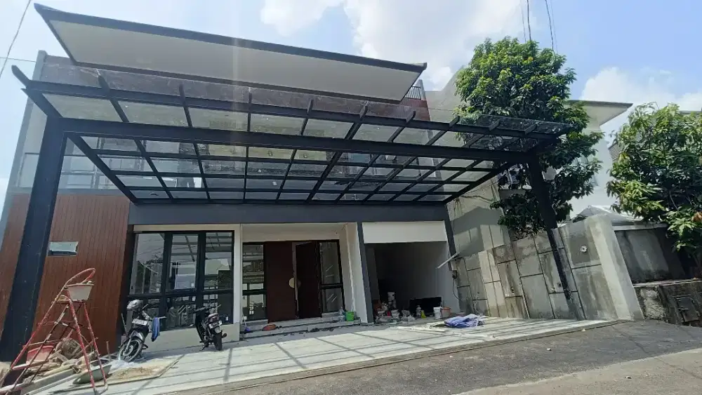 Canopy kaca tempered