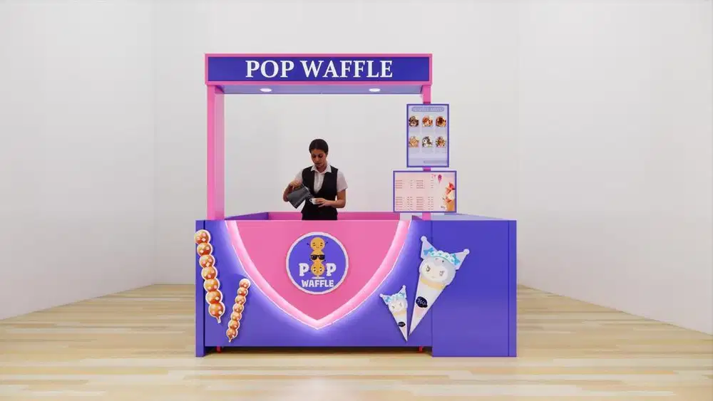 Dijual BOOTH PREMIUM MURAH  harga msh BISA NEGO