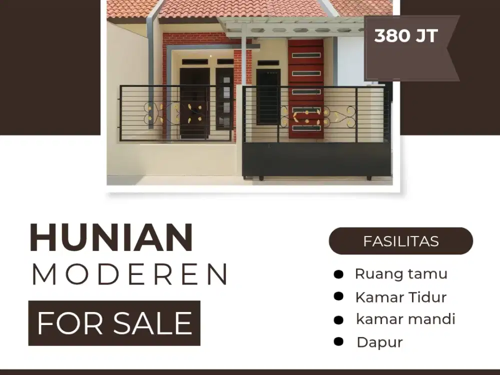 rumah 1 lantai modern harga terjangkau