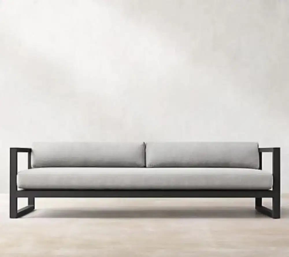 Sofa rangka besi holow