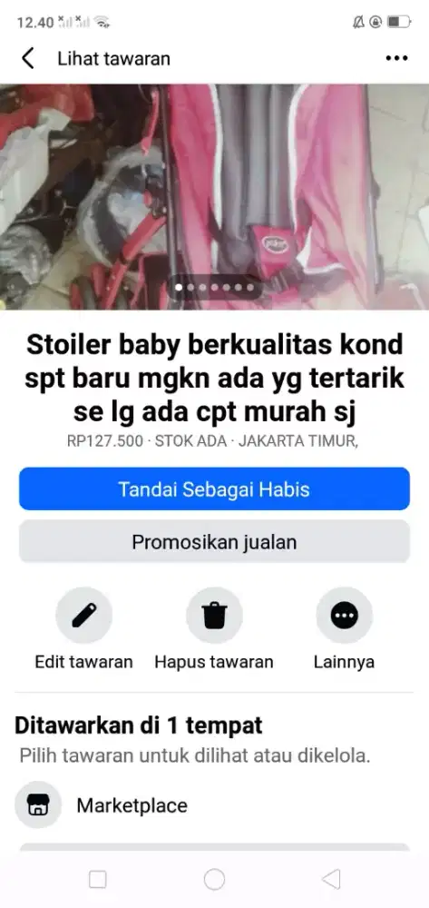 Stoiler berkualitas kond spt baru mgkn ada yg tertarik murah sj cpt