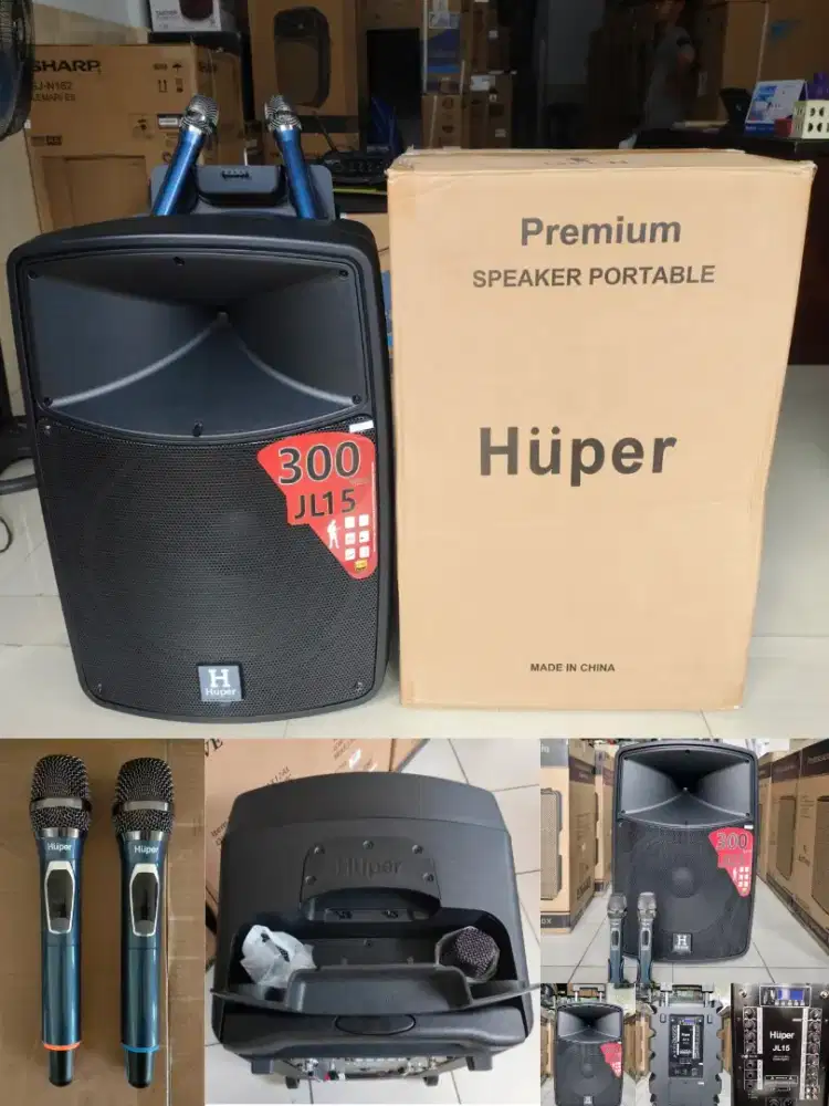 Speaker Bluetooth Huper JL 15 300 Watt
