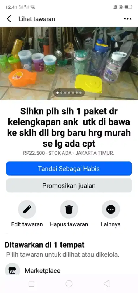 Slhkn plh slh 1 paket dr kelengkapan utk ank2 balita brg baru murah2