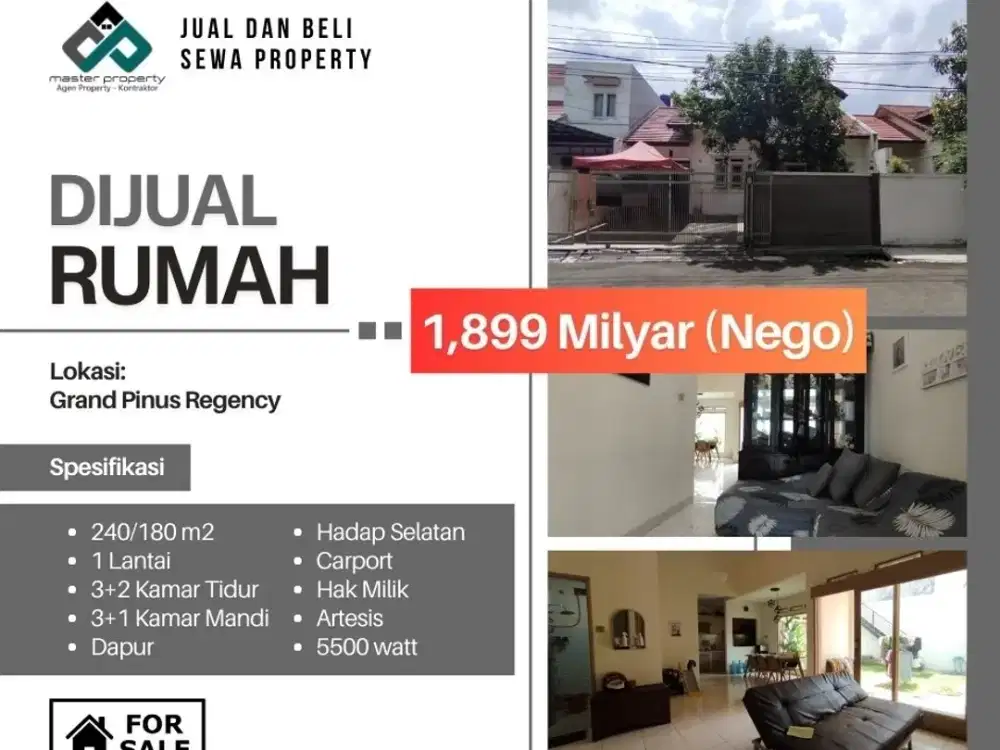 Jual cepat rumah termurah harga NJOP di Pinus Regency Cinambo Bandung