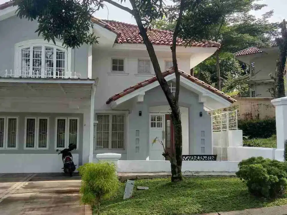 Rumah cantik desain menarik fully furnished dekat dengan pusat kota view pegunungan di Sentul City Bogor