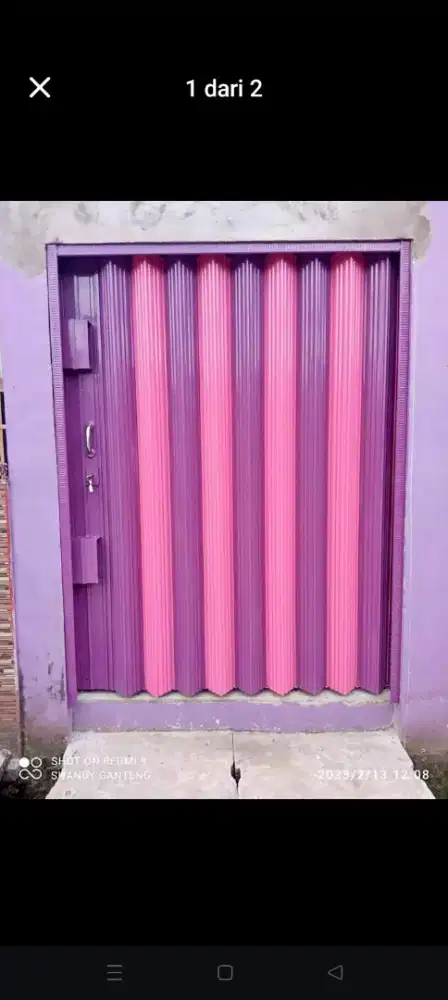 Pintu folding gate/loring dor