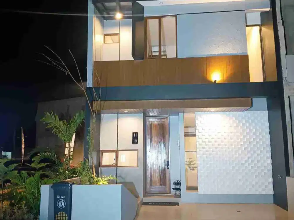 rumah mewah dua lantai bebas banjir