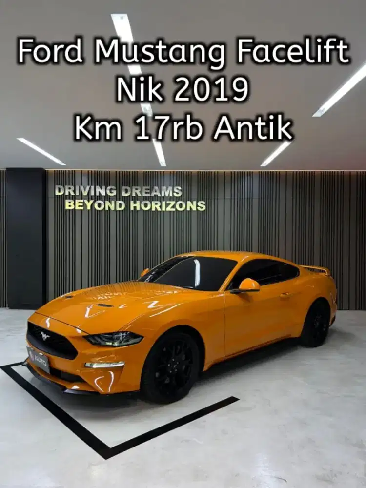 Ford Mustang 2.3 Coupe AT 2021 Oranye Km17rb Nik 2019