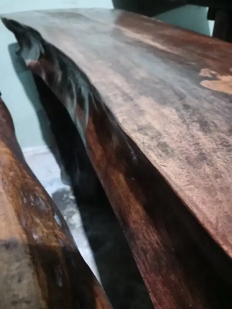 Meja solid juoz mantap top tebal juoz