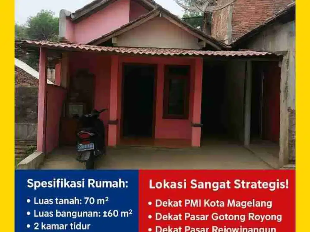 SUPER MURAH RUMAH SIAP HUNI DEKAT DEKAT LIDAH BUAYA MAGELANG KOTA