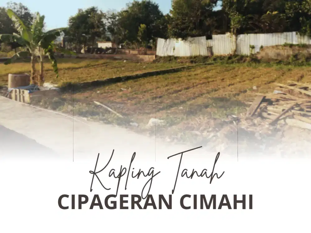 Legalitas Aman, Investasi Tenang! Tanah Bersertifikat Hak Milik (SHM).