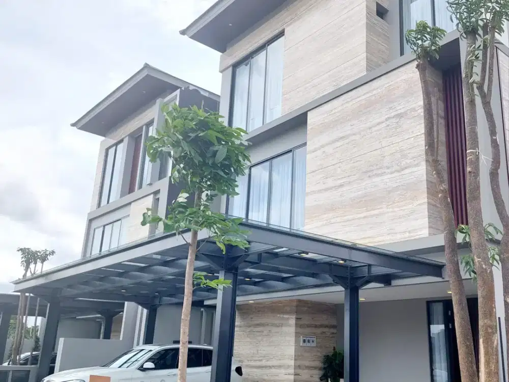 Rumah Dharmawangsa Mewah Posisi Hook di Bintaro Tangerang Selatan