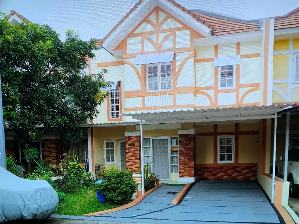 Rumah Cluster Dekat Sekolah Stella Maris Depan Taman
