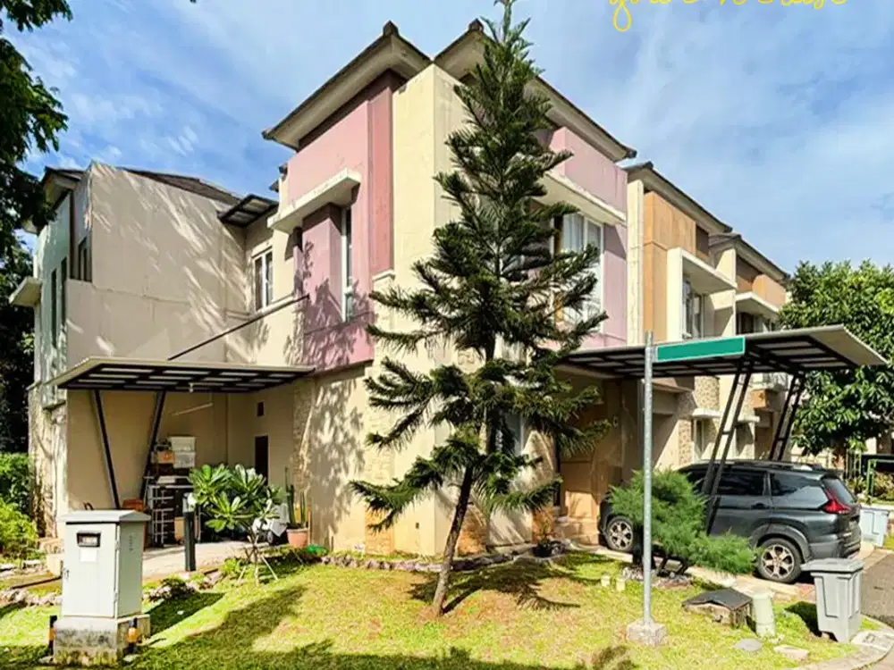 Rumah Hoek Furnish & Sudah Renov Cluster Tesla Scientia Gading Serpong