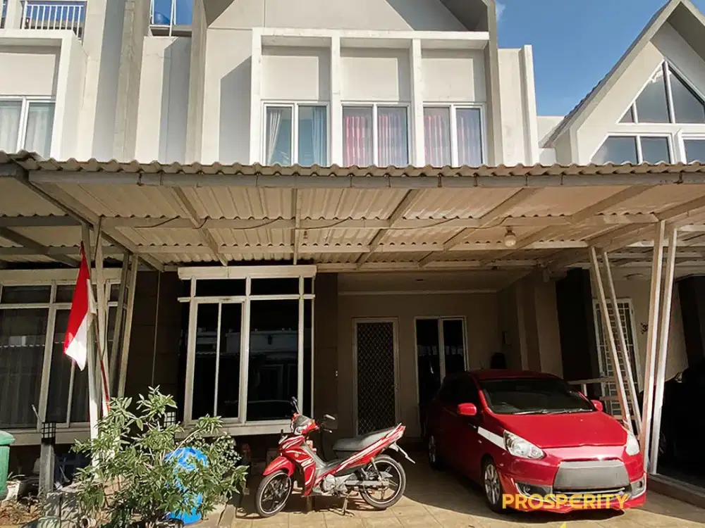 Rumah Siap Huni di Cluster Boston Village Lebar 7 by Paramount Gading Serpong Selangkah ke Ruko Aniva dan Dekat Akses Utama ke BSD City