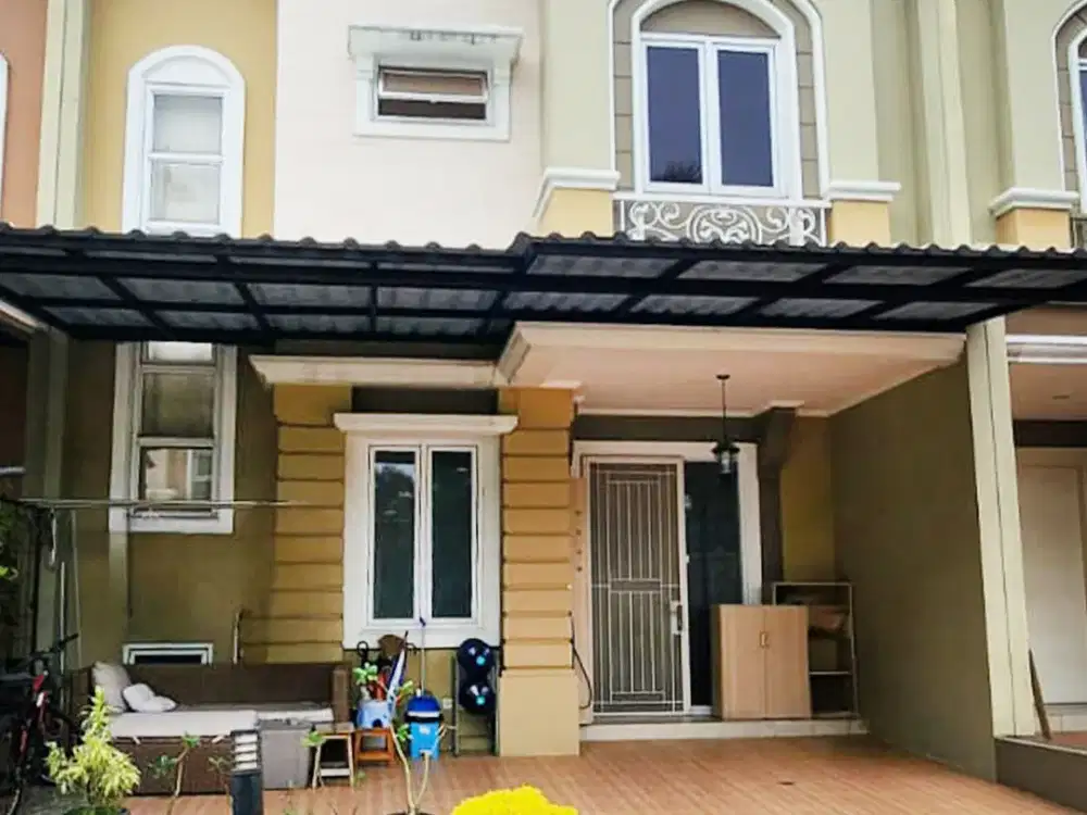 Jual Rugi Rumah Sudah Renovasi Furnish di Cluster Samara Paramount Gading Serpong