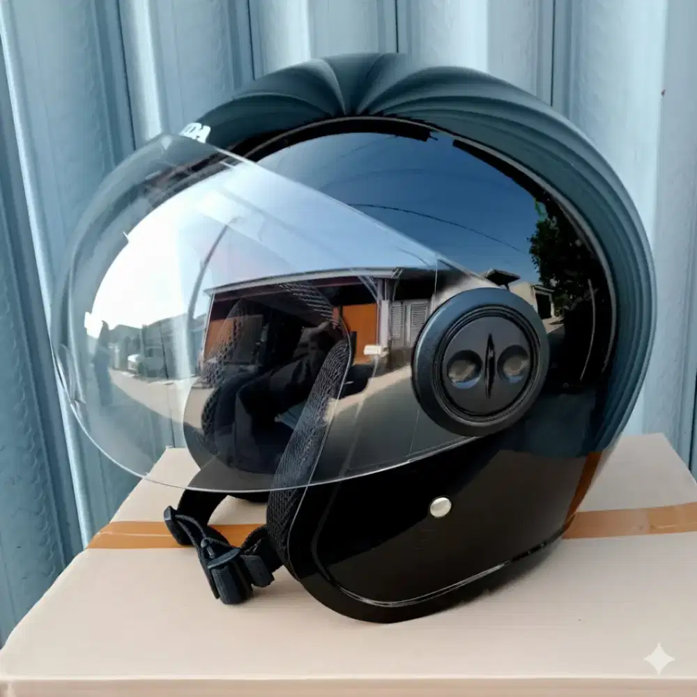 Helm Honda Ori Scoopy Hitam