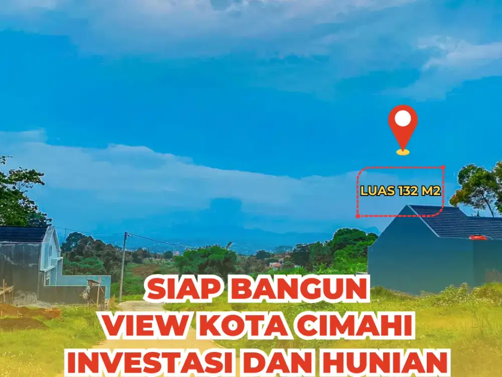 Tanah Kavling Siap Bangun Akses Mobil Legalitas SHM Cimahi