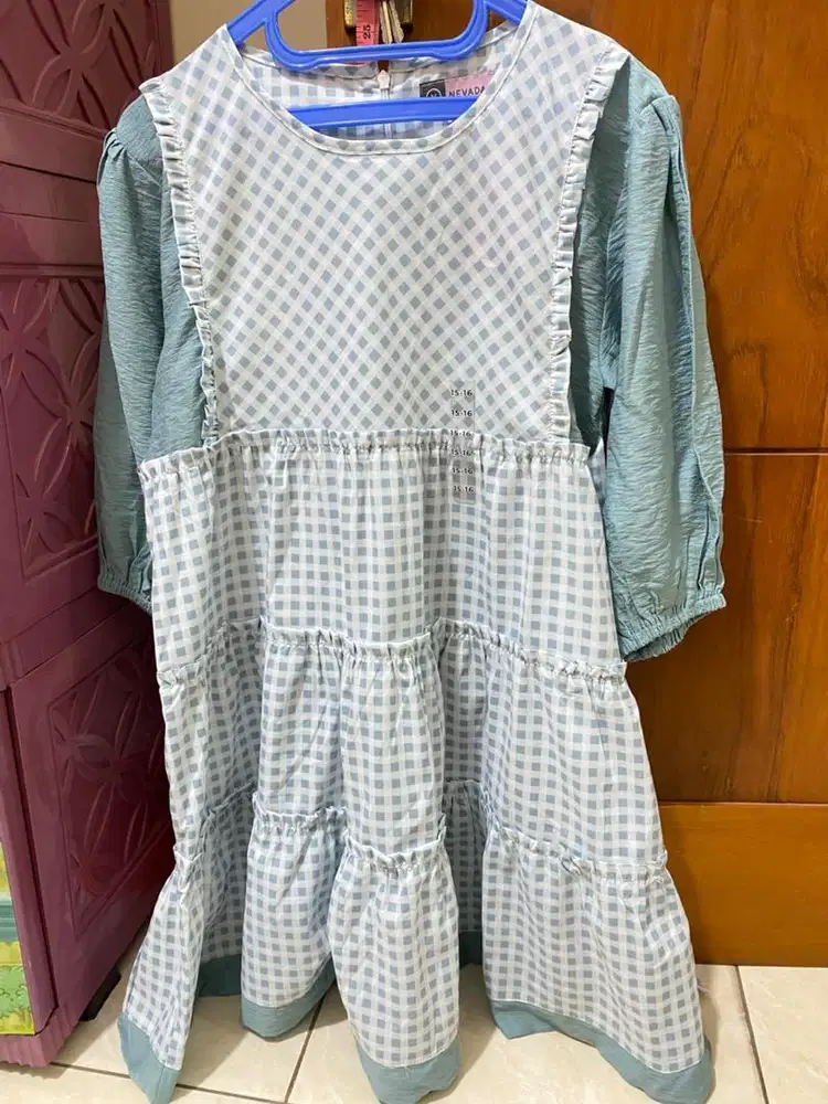 Tunik gamis baju muslim anak perempuan 15 16 tahun nevada matahari