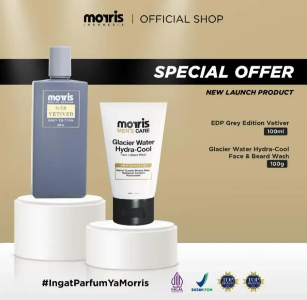 Paket Pria Ganteng dan Wangi Moris Parfum