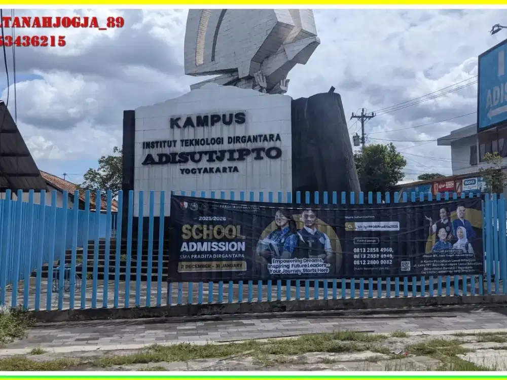 Tanah Berbah Sleman dekat Blok O dijual 3 jutaan