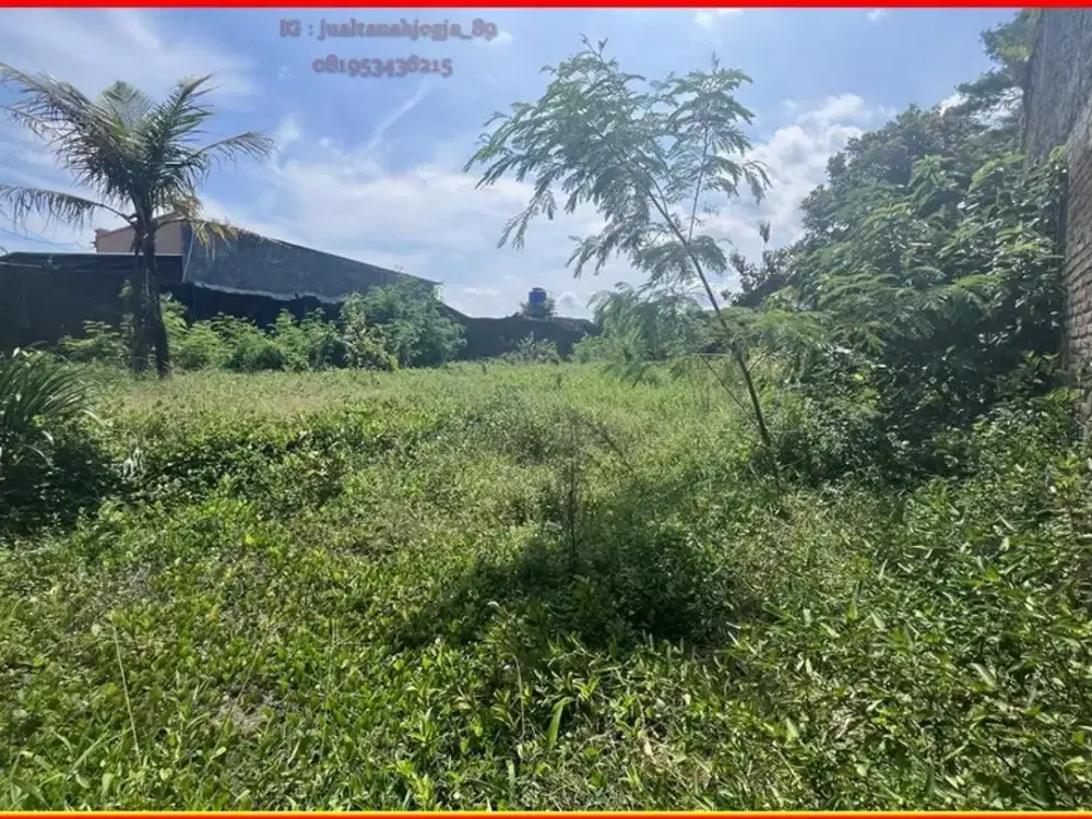 Tanah strategis dekat Toll Prambanan ,SHM P akses papasan