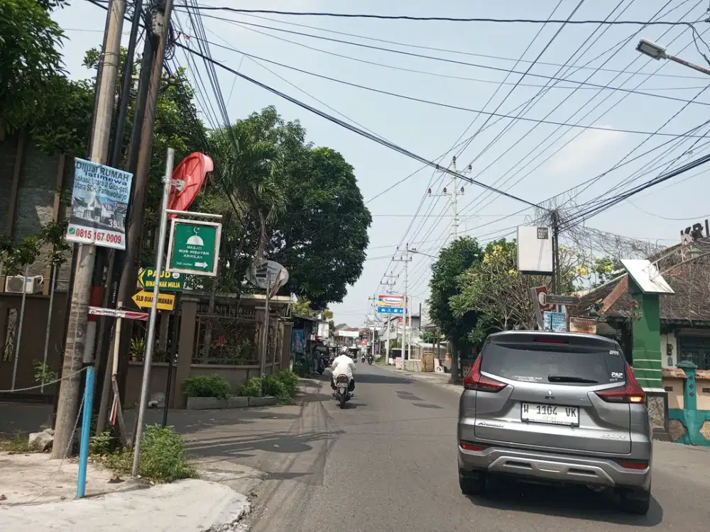 DEKAT UGM tanah strategis di utara jl Damai kaliurang,SHM ada