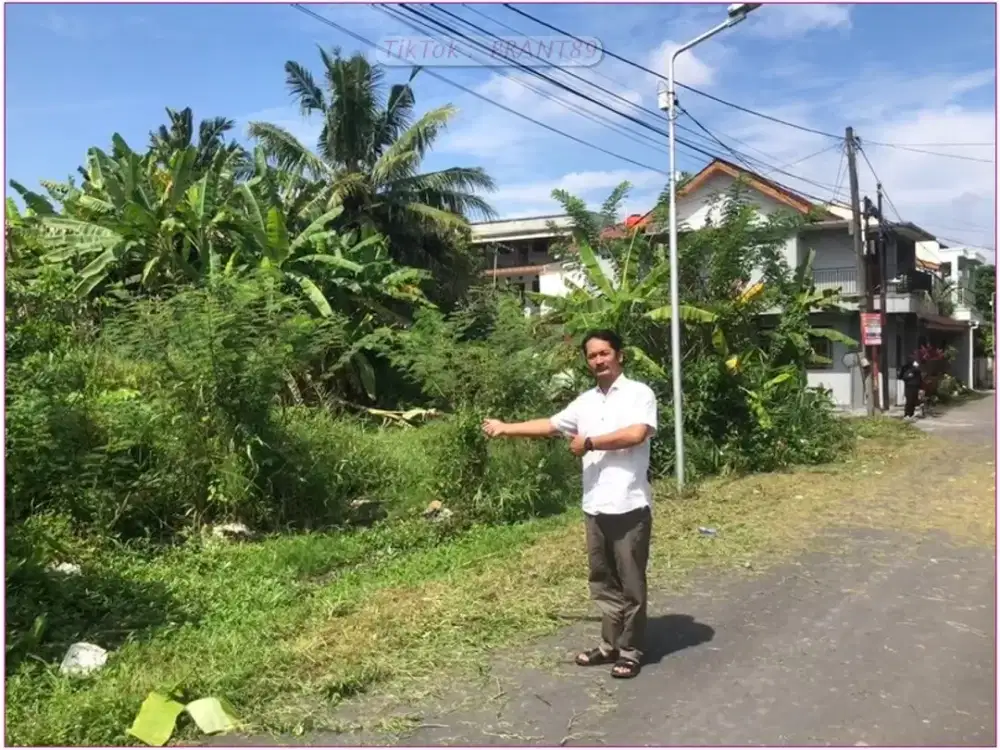 Termurah di Barat Pasar gentan Jl Kaliurang siap bangun rumah