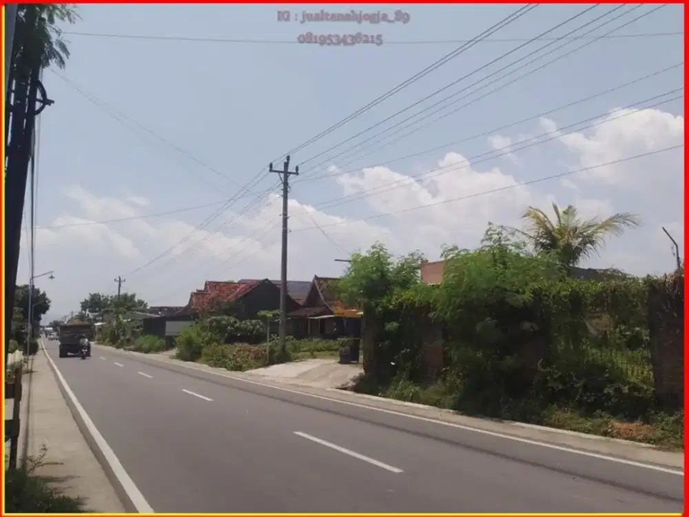 Tanah dekat Candi Prambanan Shm P tepi aspal Jl LPMP