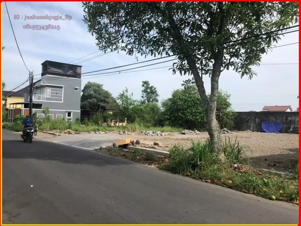 Strategis Tanah Hook Purwomartani dijual cocok bangun ruko