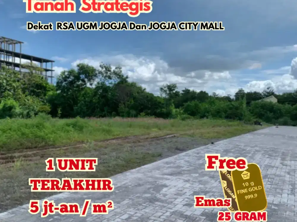 Tanah Hook dekat Terminal Jombor , 2 menit RSA UGM YOGYAKARTA