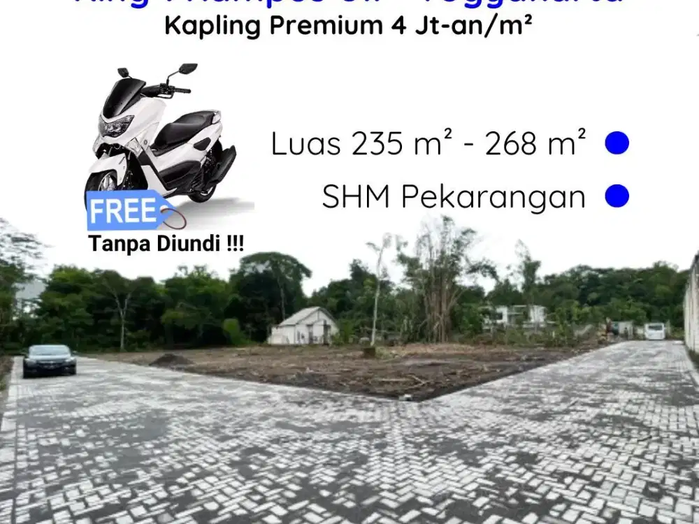 Kavling kost UII dijual Murah cocok Investasi Property banyak Bonusnya