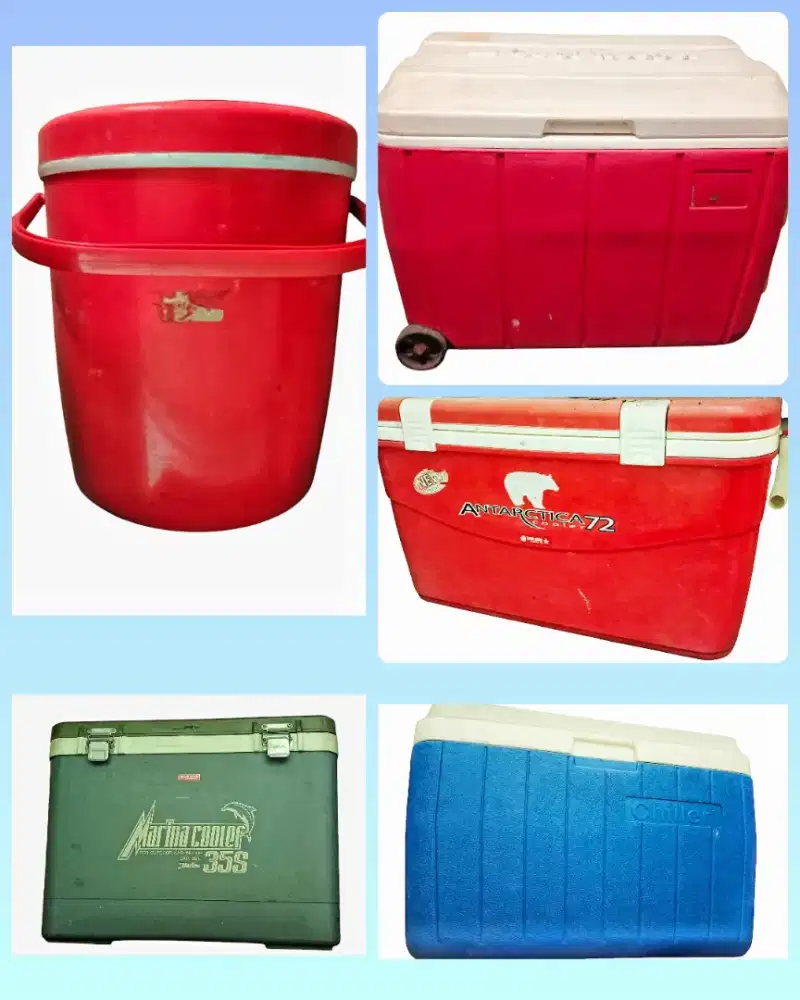 5 buah Cooler box aneka size
