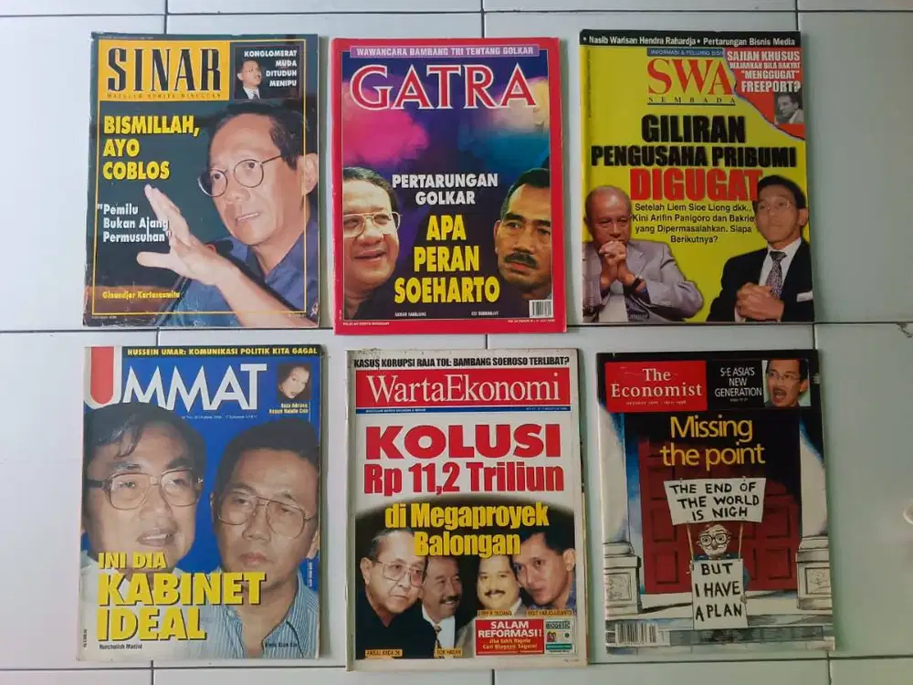 Majalah Vintage Tahun 1995-1999