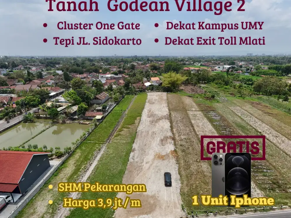 Jalan Godean km 9 Tanah siap Bangun rumah