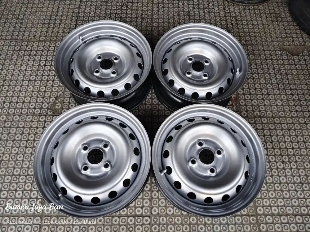 Velg kaleng castem ori Kia R14 Pcd 4x100 agya ayla sigra calya jazz