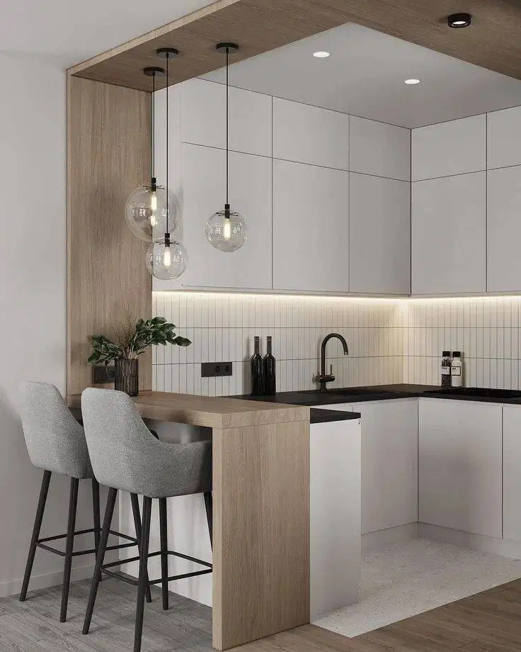 Custom Interior Kitchen Set, Backdrop TV, Lemari, Wardrobe, Kitchenset