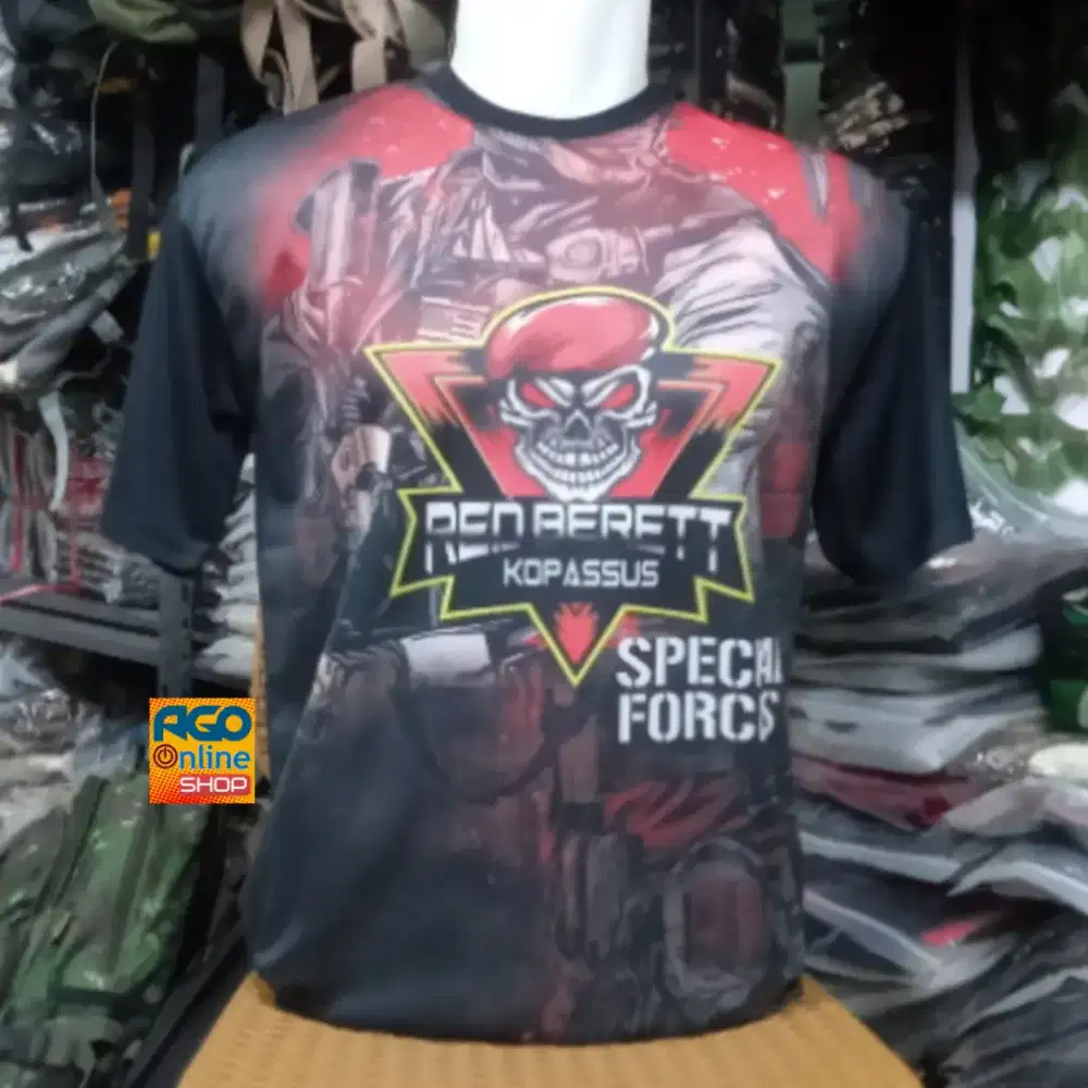 Kaos Jersey Drifit Army Komando Kopassus