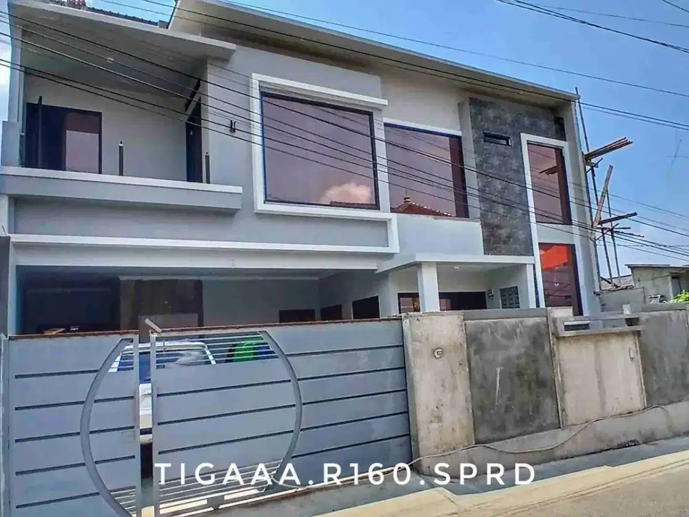 Dijual rumah baru dua lantai siap huni strategis di kota