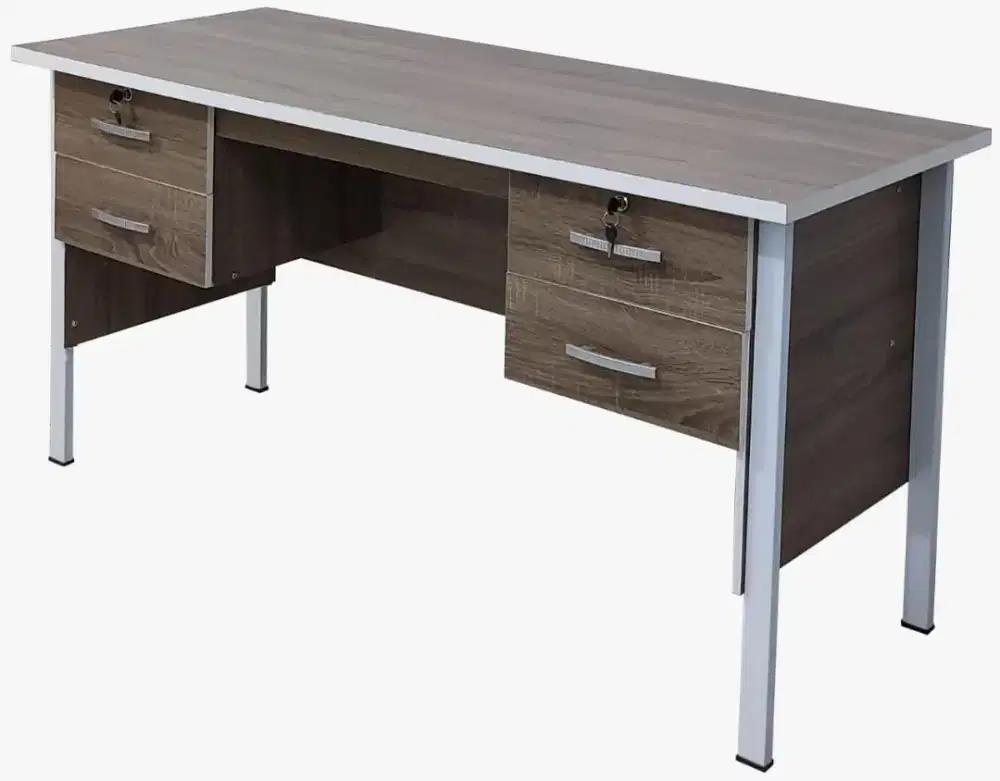 Meja 1 biru atau meja kantor