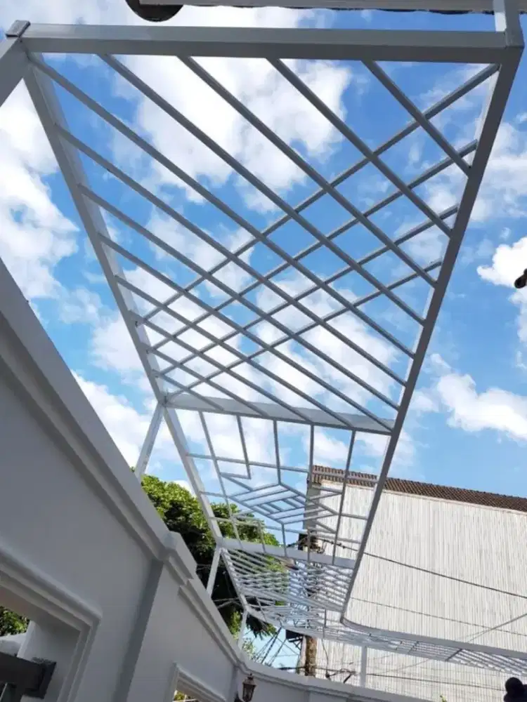 Kanopi alderon kaca spandek dll